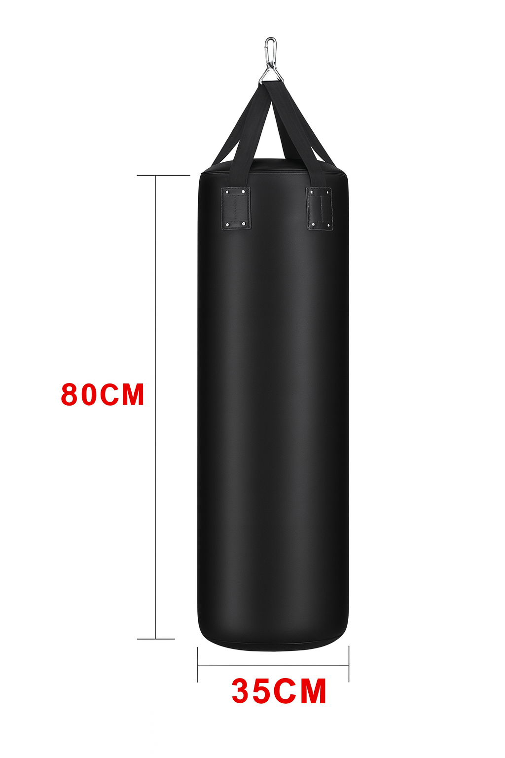 Sac de Frappe Suspendu Professionnel (80cm x 35cm)